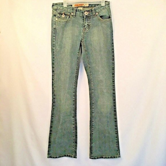 True People Denim - True People Denim Jeans Pants Size 3 Juniors Embroidered Low Rise Womens